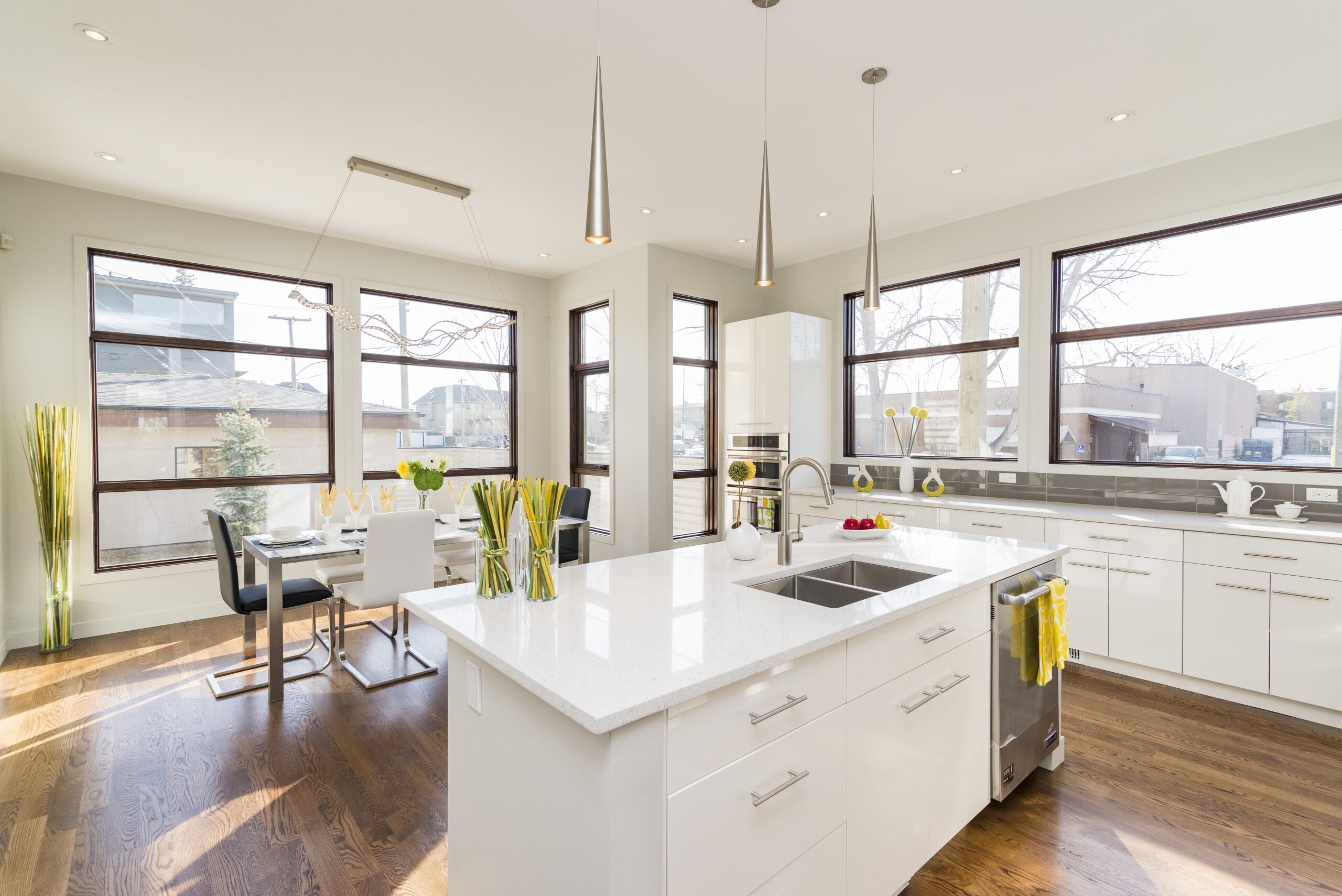 energy efficient double hung window installation