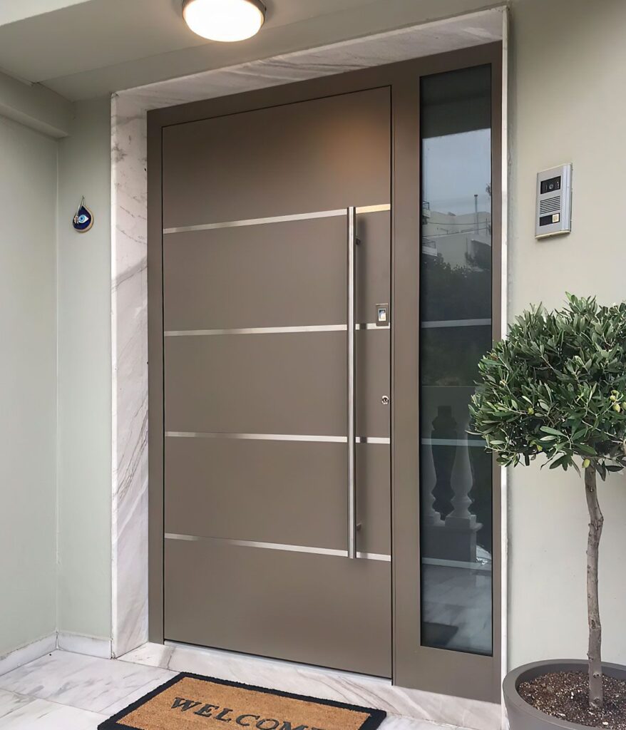 Secure Steel Entry Door Installation Victor ID with modern designs for added protection.