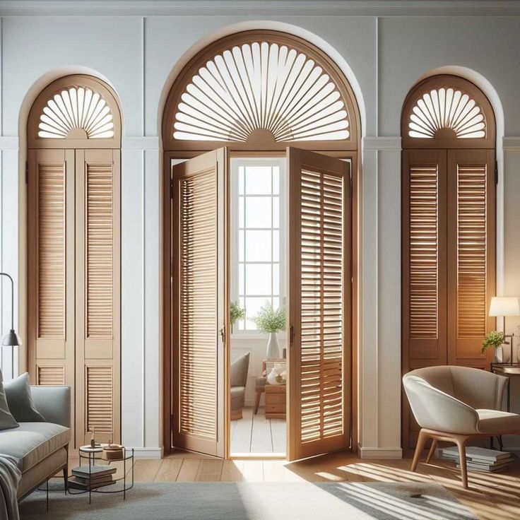 wooden french door installion