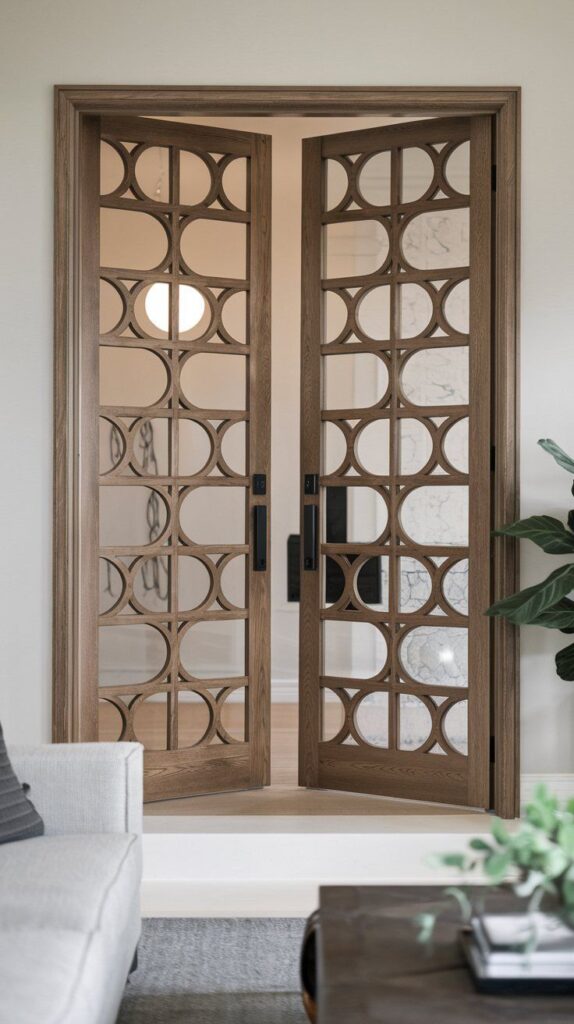 modern custom door installation