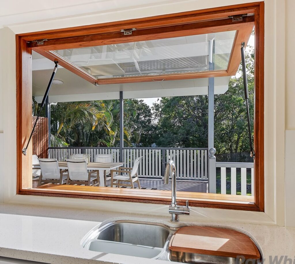 Fresh air and style from Awning Window Replacement Victor ID on modern home exterior
