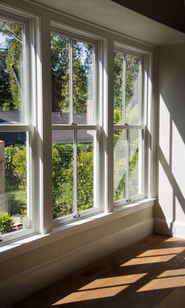 New Double-Hung Window Replacement Victor ID installed for improved insulation