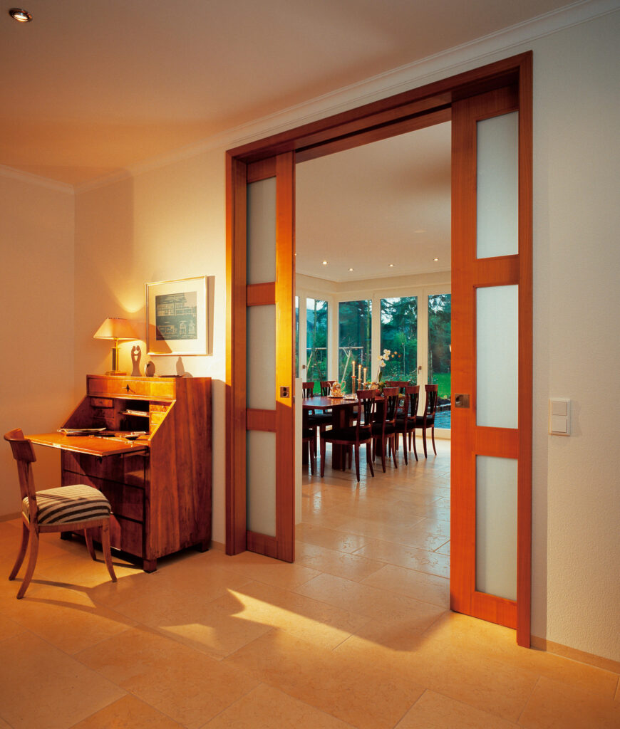 Professional Pocket Door Installation Victor ID enhancing privacy and style.