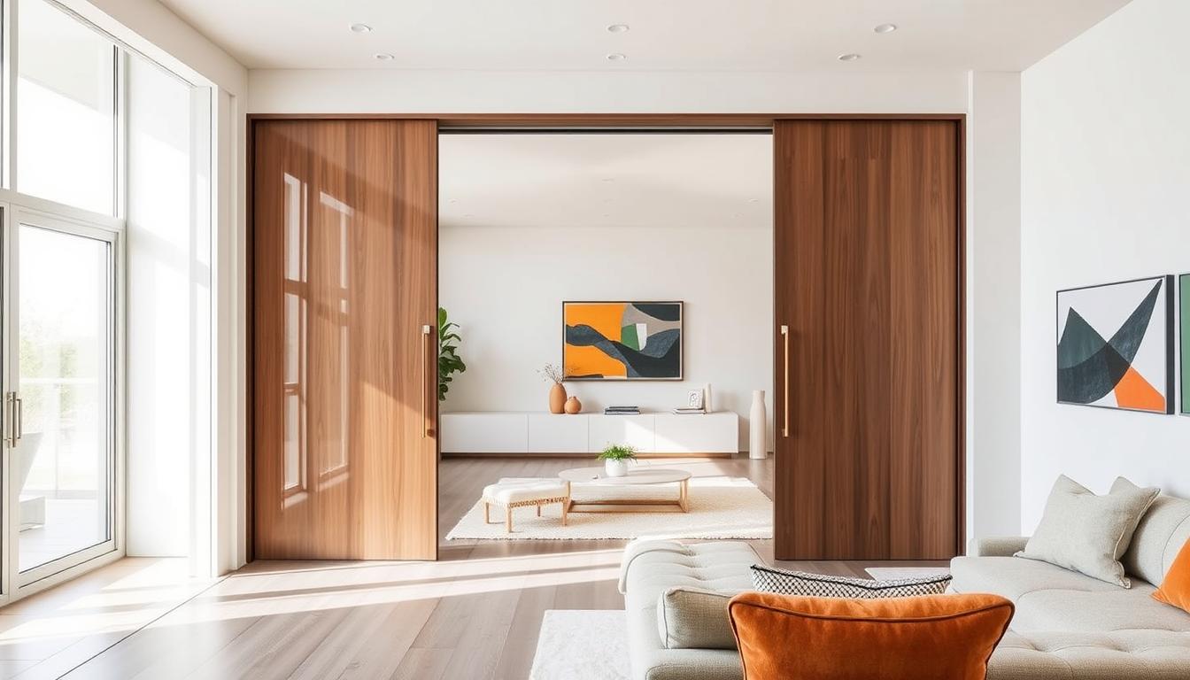 Custom Pocket Door Installation Victor ID for elegant and compact spaces.