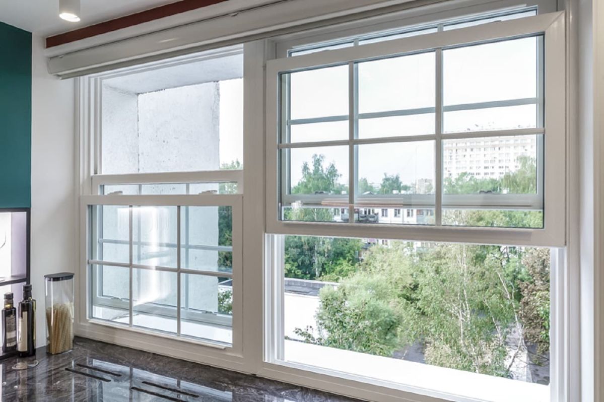 double hung window installation in ammon id