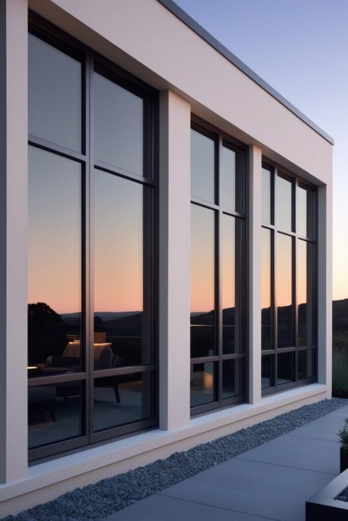 modern full frame window installation Rigby, ID